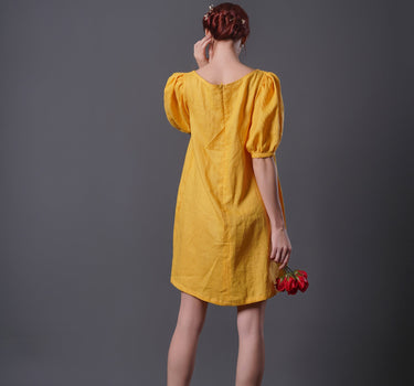 AMANDA Linen Dress