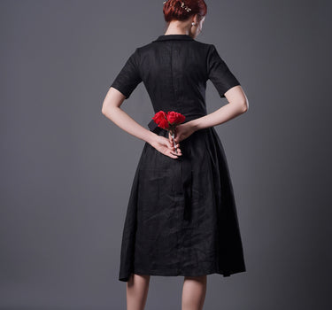 SWAN Linen Dress
