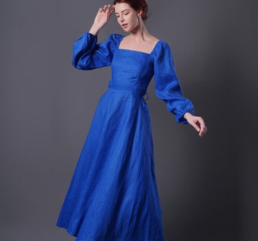 ROY Romantic Linen Dress