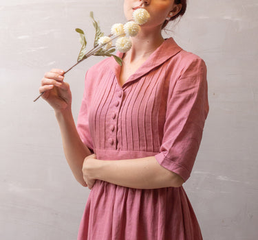 TOKYO Elegant Linen Dress