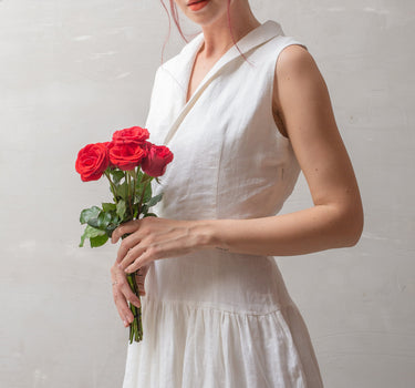 GWEN Linen Maxi Dress