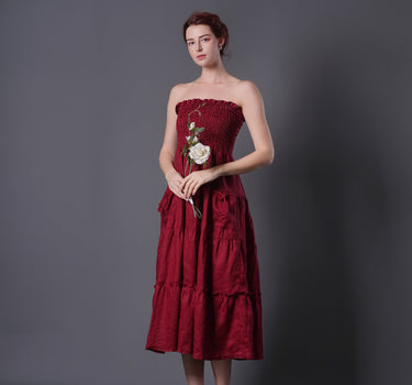 LUNA2 Linen Maxi Skirt