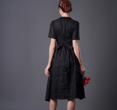 SWAN Linen Dress