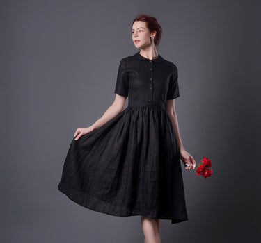 SWAN Linen Dress