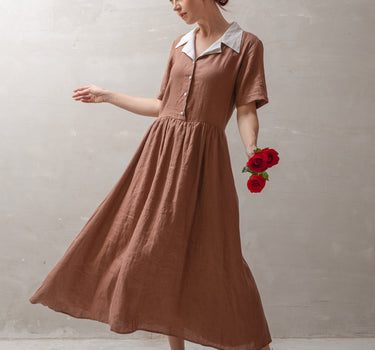 SIENNA Linen Dress