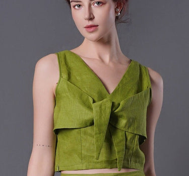 AYAME Linen top