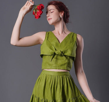 AYAME Linen top