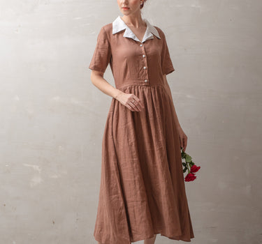 SIENNA Linen Dress