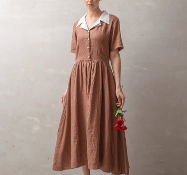 SIENNA Linen Dress