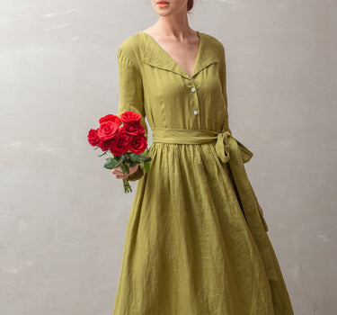 EDINA Linen Dress