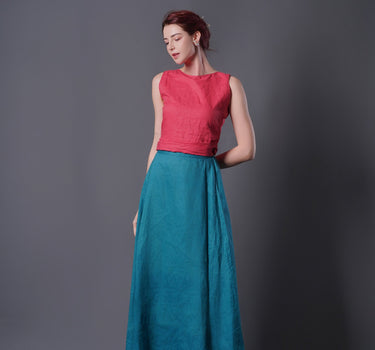 KOMO Reversible Linen Top