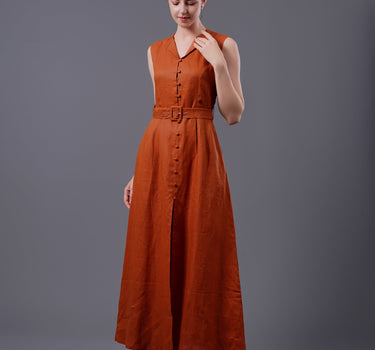 AUTUMN Linen Dress