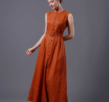 AUTUMN Linen Dress