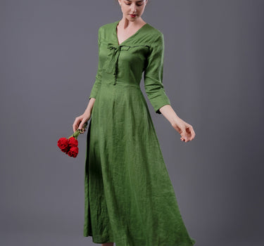 OHIO Vintage Linen Dress