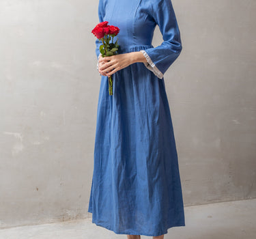 CRYSTY Vintage Linen Dress