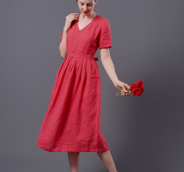 ELLA Linen Dress