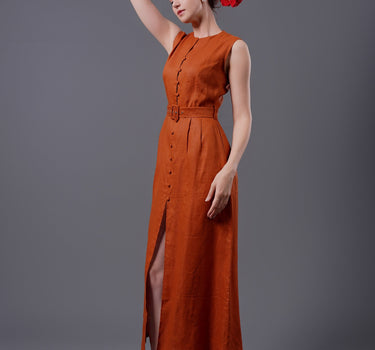 AUTUMN Linen Dress