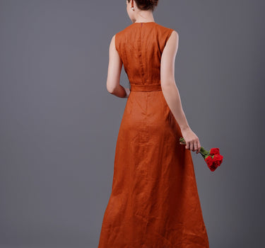 AUTUMN Linen Dress