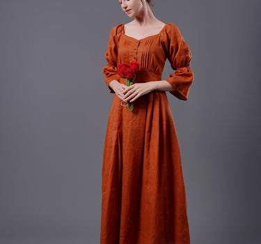JULY Linen Dress