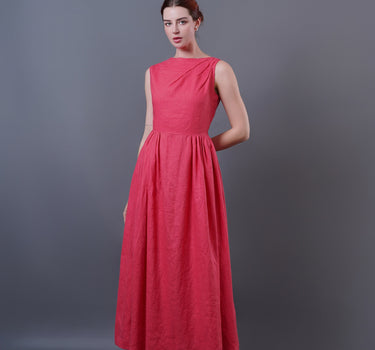 PINK Linen Dress