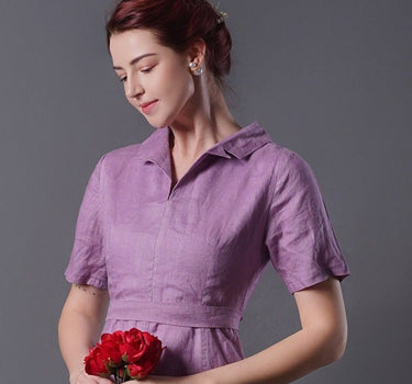 HEATHER Linen Dress