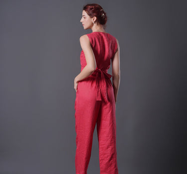 CORAL Linen Pants