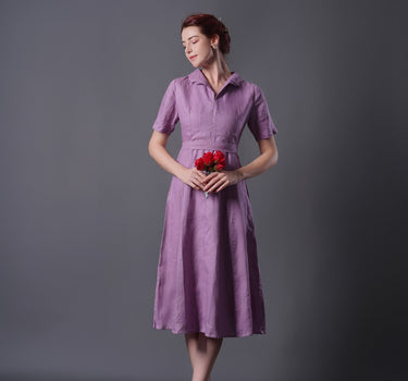 HEATHER Linen Dress