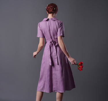 HEATHER Linen Dress