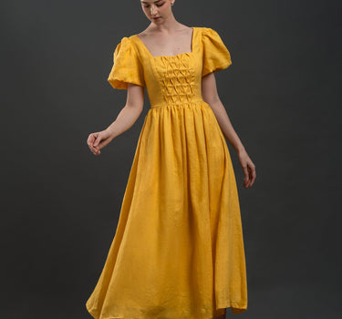 NANCY Linen Dress