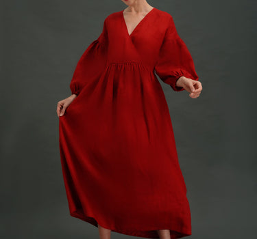 MAMA Linen Dress