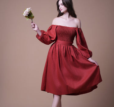 SWEET Linen Dress