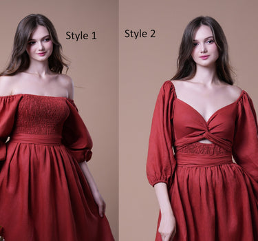 SWEET Linen Dress