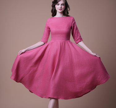 RENEE Linen Dress