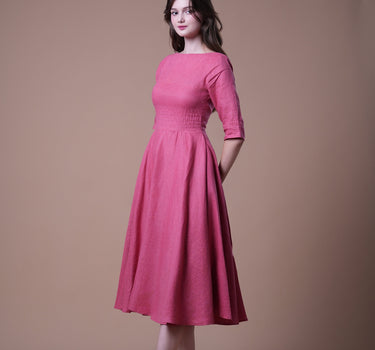 RENEE Linen Dress