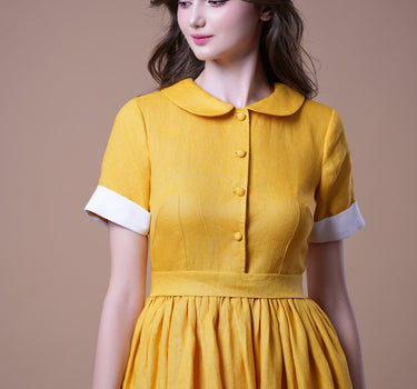 PETER PAN Linen Dress