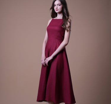 OSCAR Linen Dress