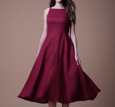 OSCAR Linen Dress