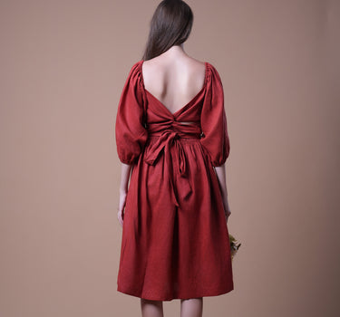 SWEET Linen Dress