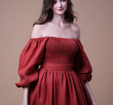 SWEET Linen Dress