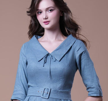 READER Linen Dress