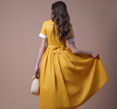 PETER PAN Linen Dress