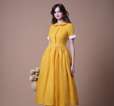 PETER PAN Linen Dress