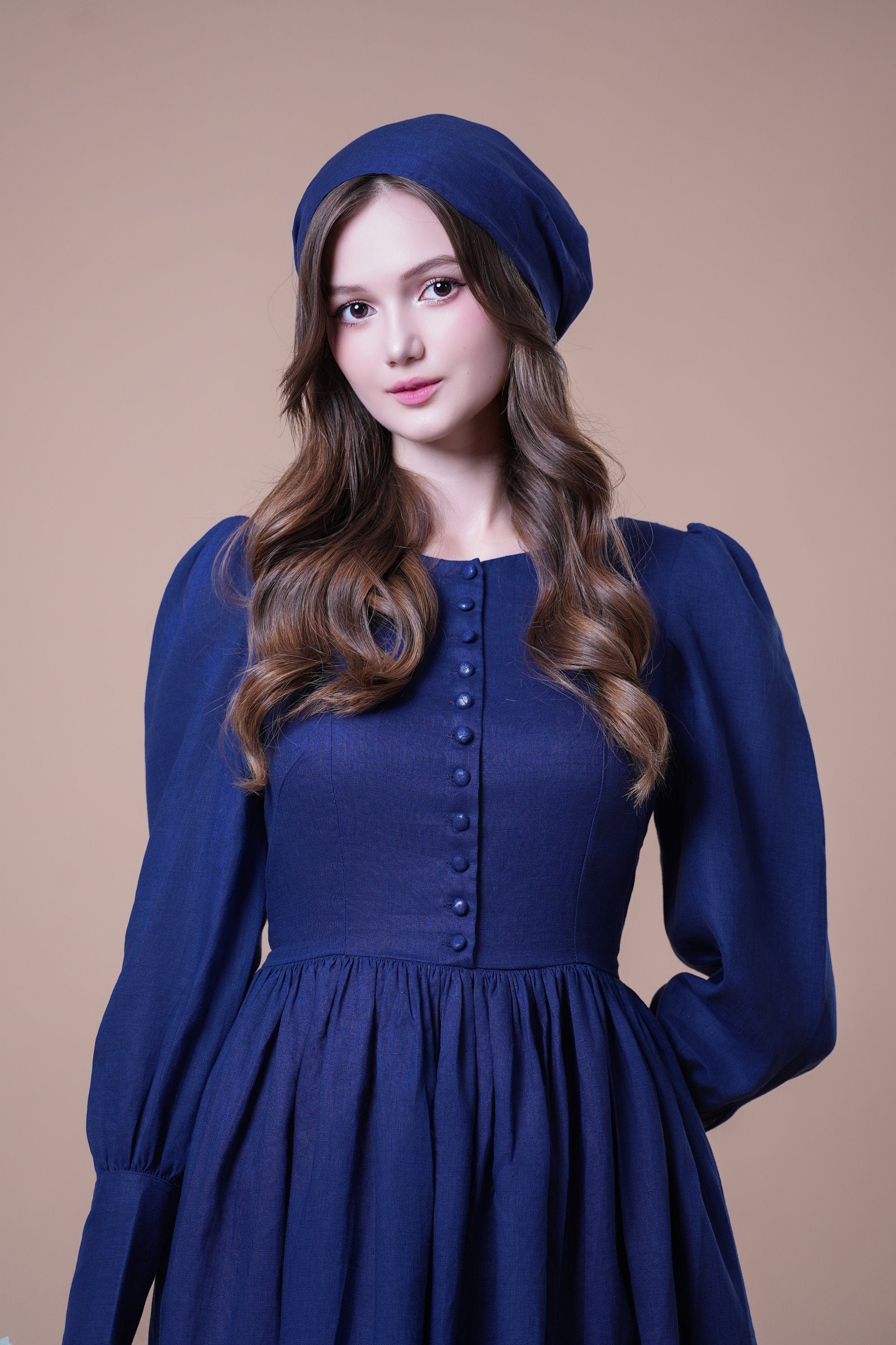 ALISON Linen Dress RoseAndLinen ALISON Linen Dress RoseAndLinen