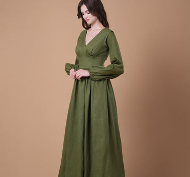 OLIVIA Linen Dress