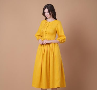 TUSCANY Linen Dress