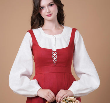 BAVARIAN Linen Dress
