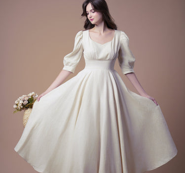 SWEETHEART Linen Dress
