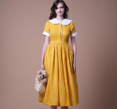 FIONA Linen Dress