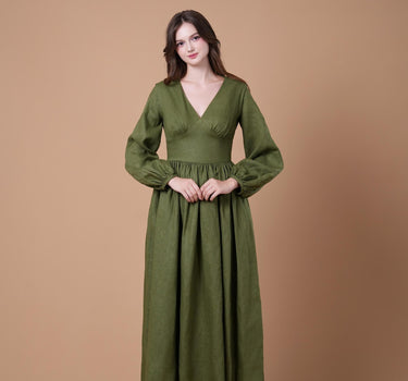 OLIVIA Linen Dress