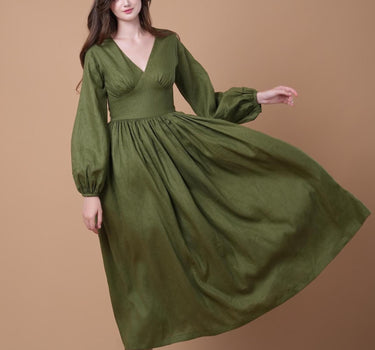 OLIVIA Linen Dress